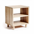 Wooden Side Table for Living Room Use with Open Shelf – 40 x 40 x 50cm