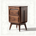 Wooden Nightstand with Three Drawers for Bedroom Storage Made of Solid Wood 40 x 40 x 50cm