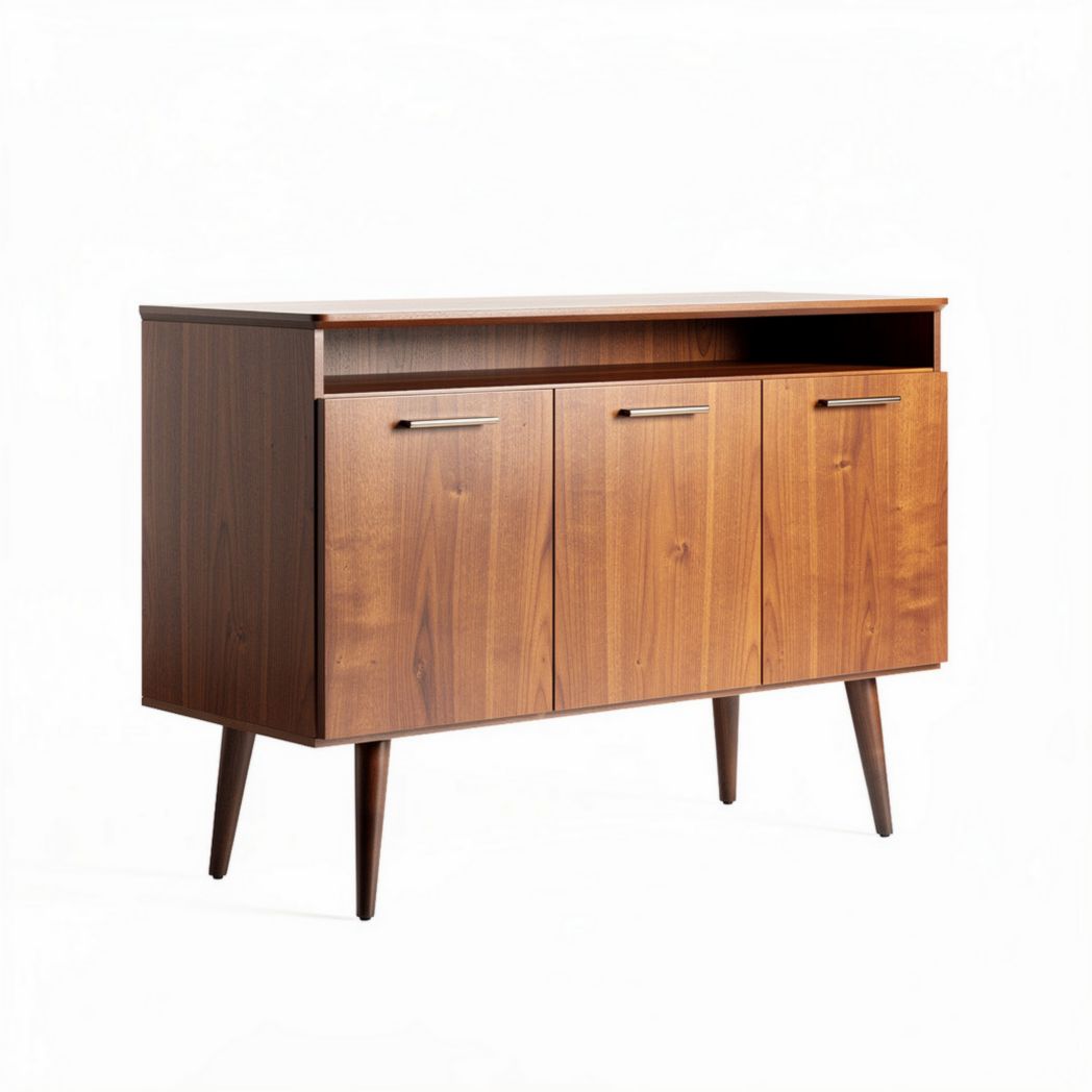 Wooden Sideboard with Storage Space for Living Room – 120 x 40 x 80cm