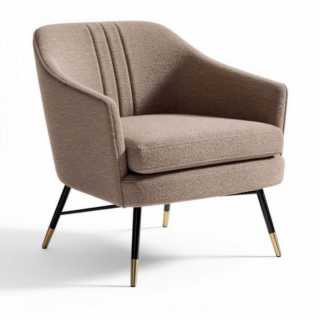 Velvet Accent Chair for Living Room and Lounge Use – 80 x 80 x 75cm