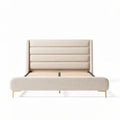 Fabric Upholstered Bed Frame for Bedroom Use – 200 x 160 x 100cm